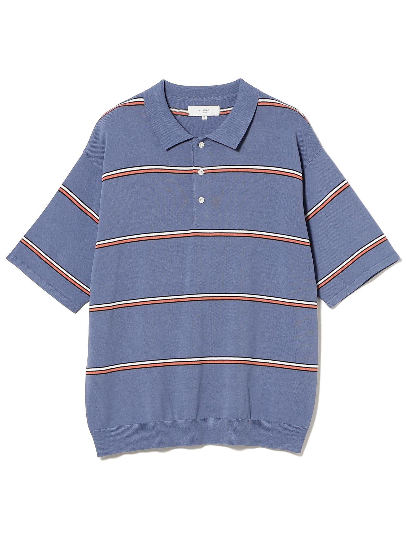 B:MING LIFE STORE by BEAMS Men s S/S 12 Gauge Striped Knit Polo Shirt, LT_BLUE, Size M
B:MING LIFE STORE by BEAMS Men s S/S 12 Gauge Striped Knit Polo Shirt, LT_BLUE, Size M