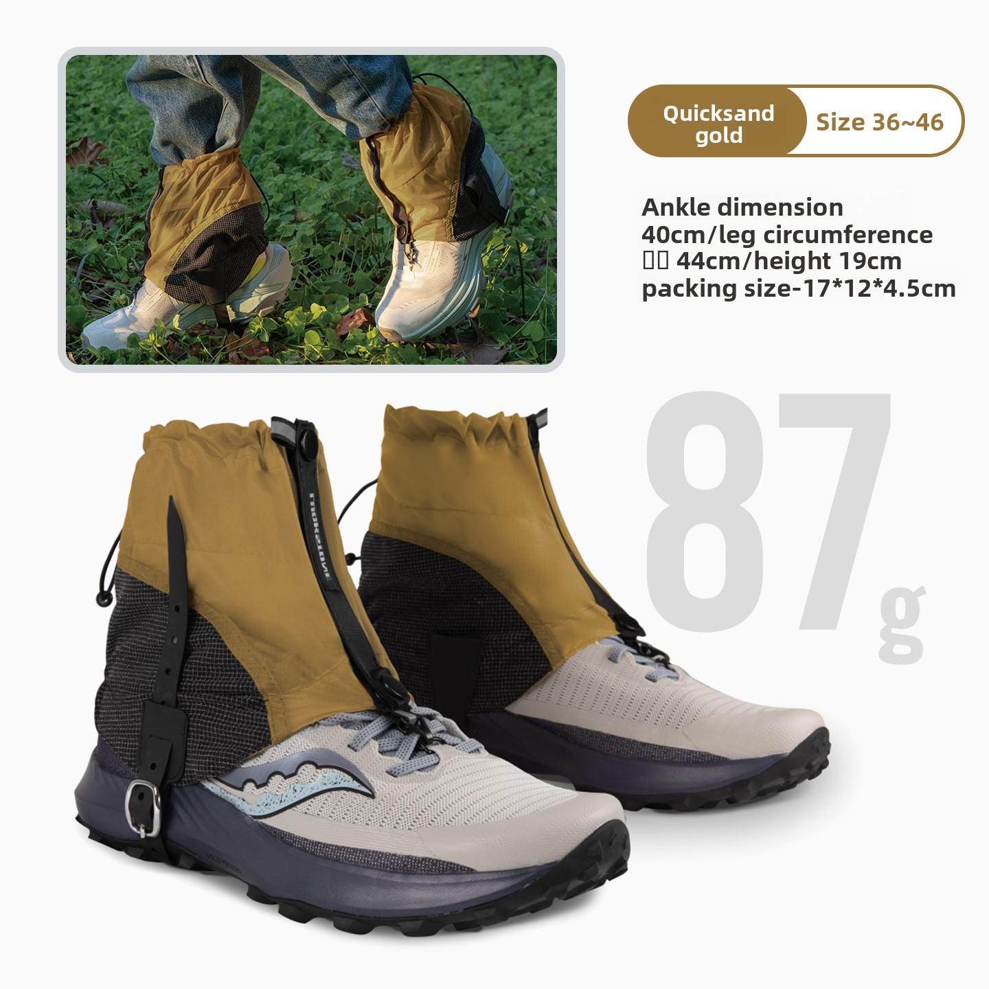 Lightweight Hiking Gaiters Low Cut Sand Gaiters Waterproof Trail Running Gaiters Desert Trekking Shoe Covers
Lightweight Hiking Gaiters Low Cut Sand Gaiters Waterproof Trail Running Gaiters Desert Trekking Shoe Covers
