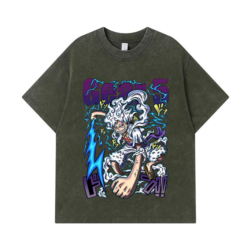 Стиранные футболки 275 г/м² 100% Хлопок One Piece V31 Печать Gear 5 (Ника) Унисекс Тяжелая хлопковая футболка S армия зеленый
Стиранные футболки 275 г/м² 100% Хлопок One Piece V31 Печать Gear 5 (Ника) Унисекс Тяжелая хлопковая футболка S армия зеленый