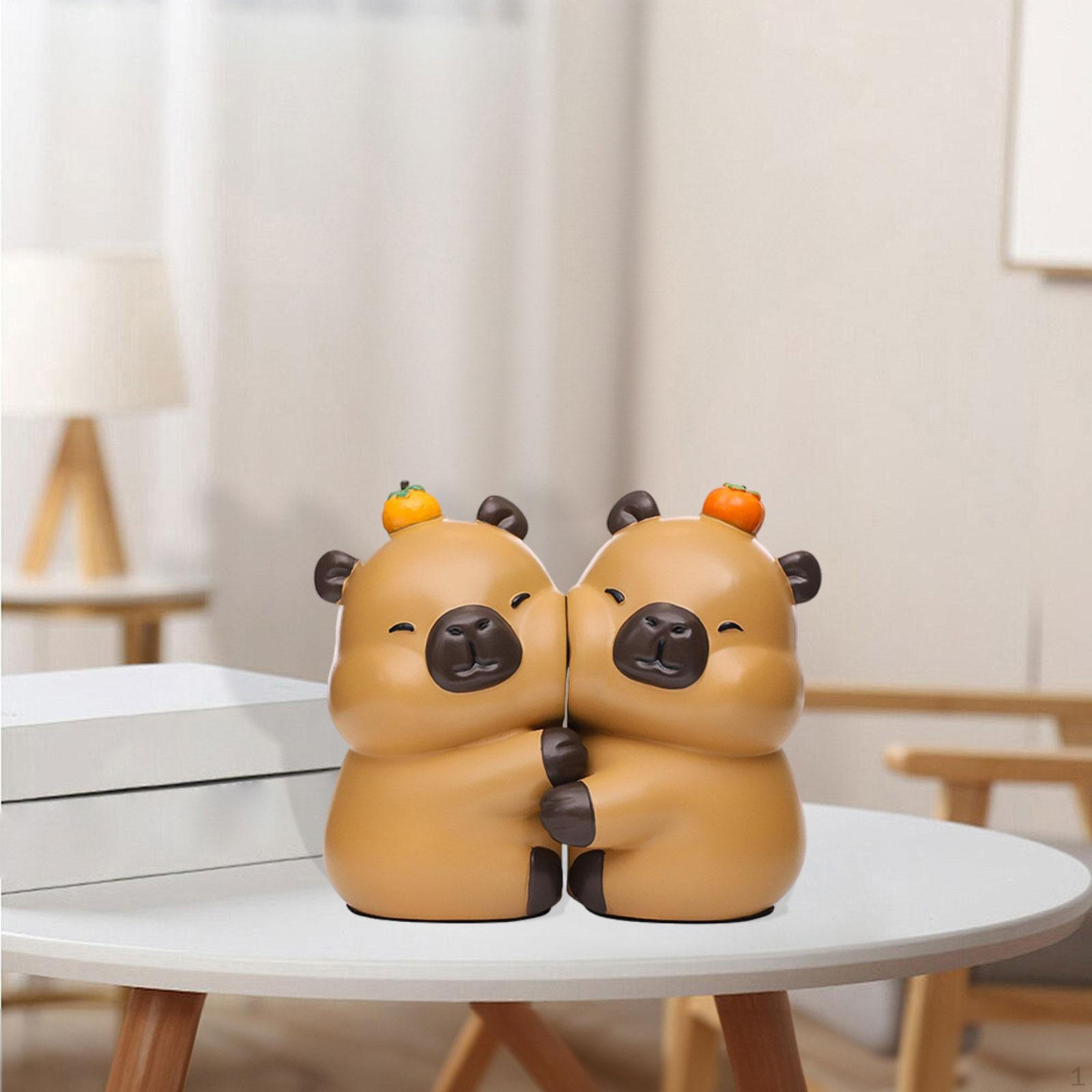 Capybara Bookends Book Holder Organizer Art Craft Cartoon Collection Resin Figurine Desktop Ornament
Capybara Bookends Book Holder Organizer Art Craft Cartoon Collection Resin Figurine Desktop Ornament