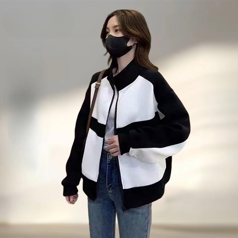 Женская бейсбольная куртка, короткая модель, модная и универсальная, осень и весна, модный свободный крой XXXL чёрный
Женская бейсбольная куртка, короткая модель, модная и универсальная, осень и весна, модный свободный крой XXXL чёрный