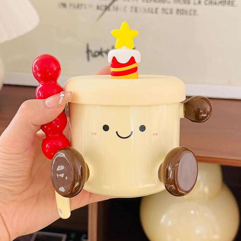 Creative Gift Smiley Face Mug with Candied Haws Ceramic Mug Office Coffee Cup Souvenir 350ml
Creative Gift Smiley Face Mug with Candied Haws Ceramic Mug Office Coffee Cup Souvenir 350ml