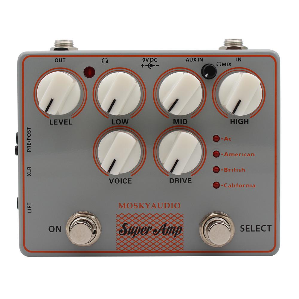 MOSKYAUDIO SUPER AMP: 4-в-1 Кабінетна симуляція Aluminum Alloy
MOSKYAUDIO SUPER AMP: 4-в-1 Кабінетна симуляція Aluminum Alloy