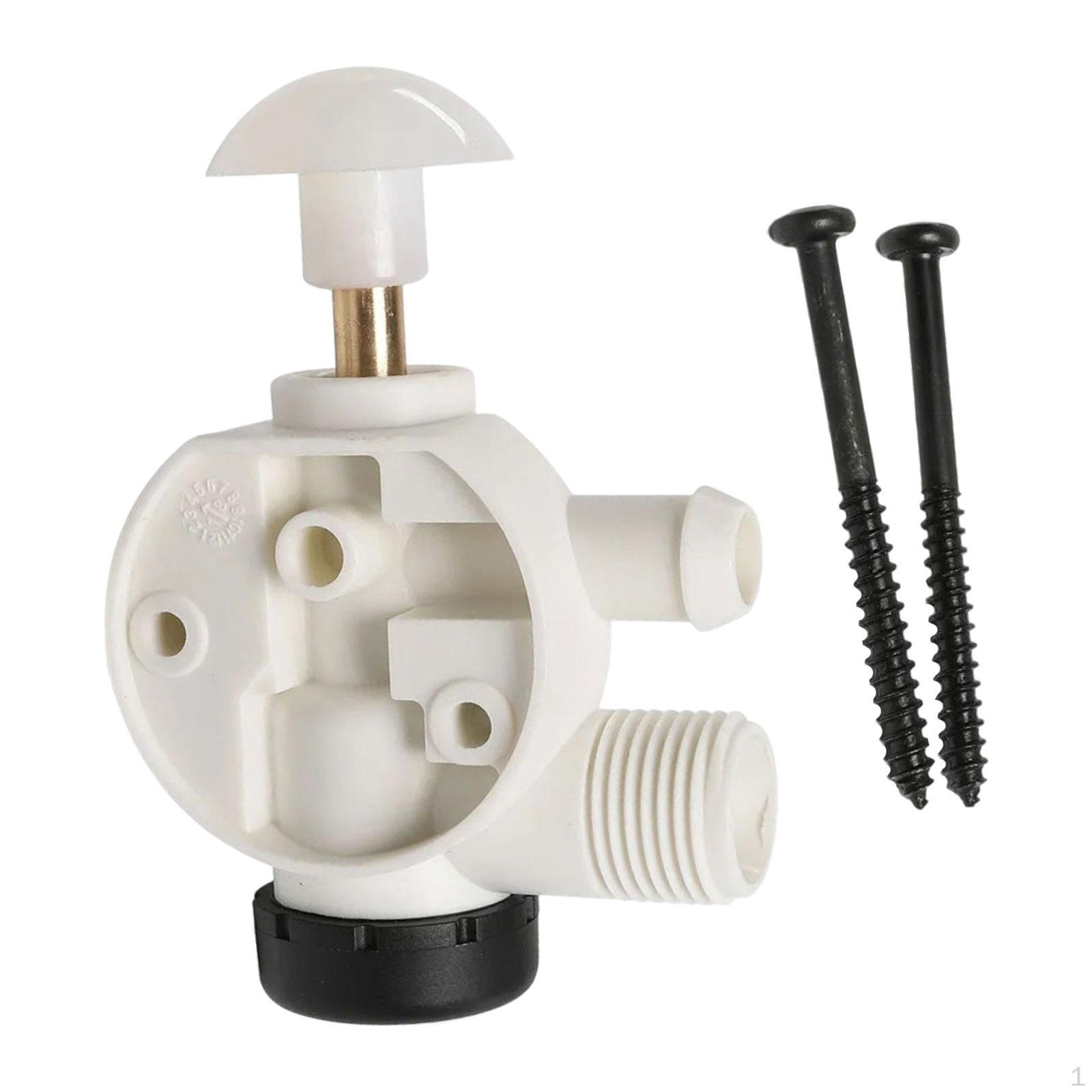 Toilet Water Valve Assembly PP White Vehicle Spare Parts RV Camper Trailer Repair Kit for 110
Toilet Water Valve Assembly PP White Vehicle Spare Parts RV Camper Trailer Repair Kit for 110