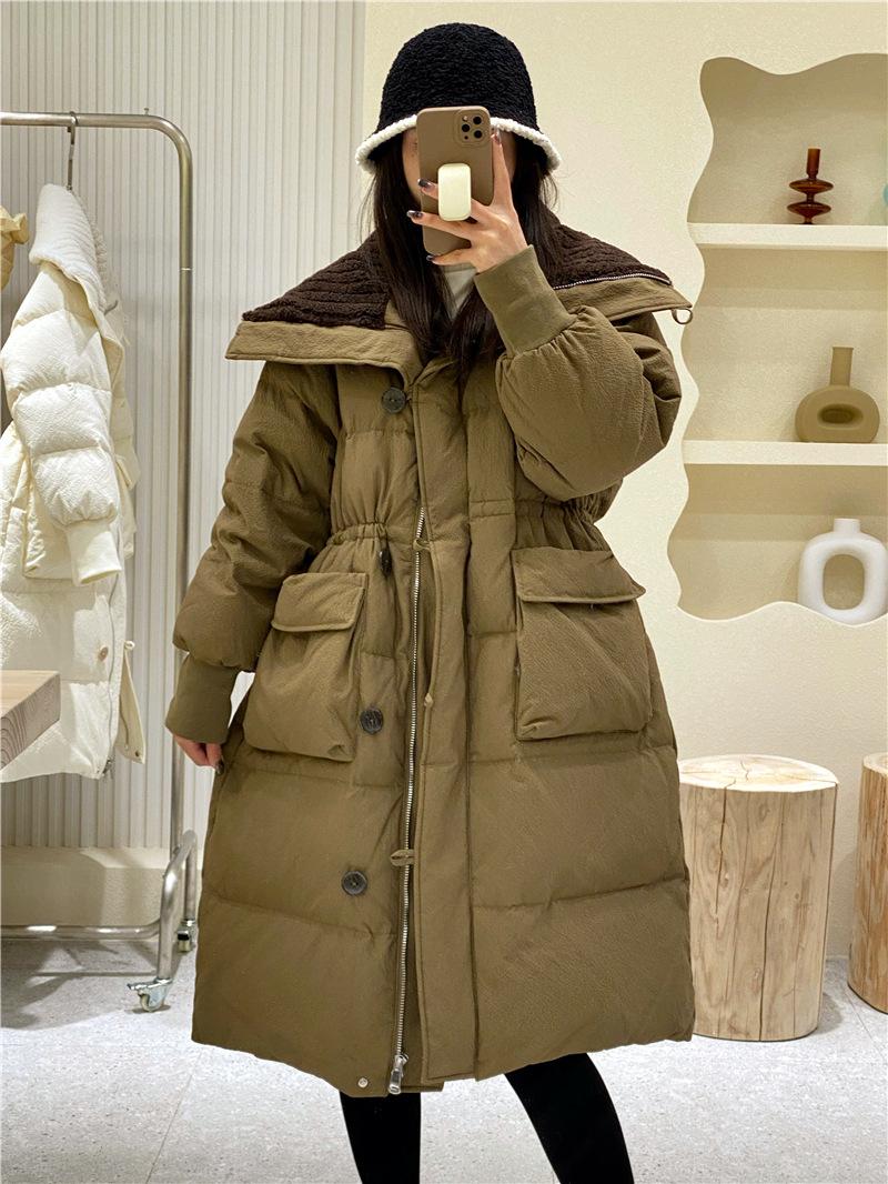 Women s cotton-padded clothes winter medium and long Korean version of fashion foreign-style cotton-padded clothes large lapel long L хакі
Women s cotton-padded clothes winter medium and long Korean version of fashion foreign-style cotton-padded clothes large lapel long L хакі