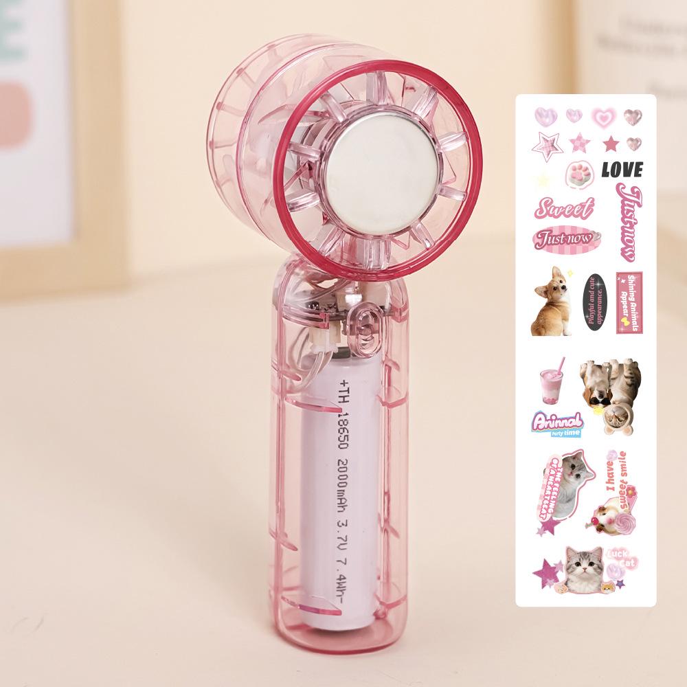 Customizable Logo Handheld USB Fan with Transparent Ice Pack – Portable High-Speed Cute Student Design 51x49x143mm рожевий
Customizable Logo Handheld USB Fan with Transparent Ice Pack – Portable High-Speed Cute Student Design 51x49x143mm рожевий