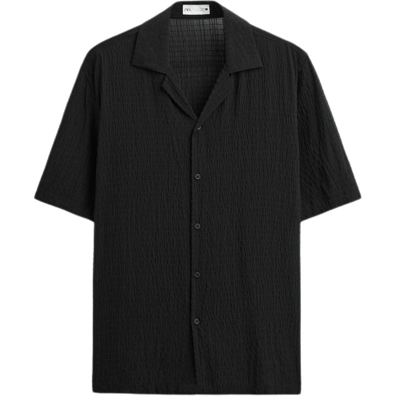 Zara Vintage Loose Fit Decorative Casual Short Sleeve Shirt Men shirts Black 5536191-800 L
Zara Vintage Loose Fit Decorative Casual Short Sleeve Shirt Men shirts Black 5536191-800 L