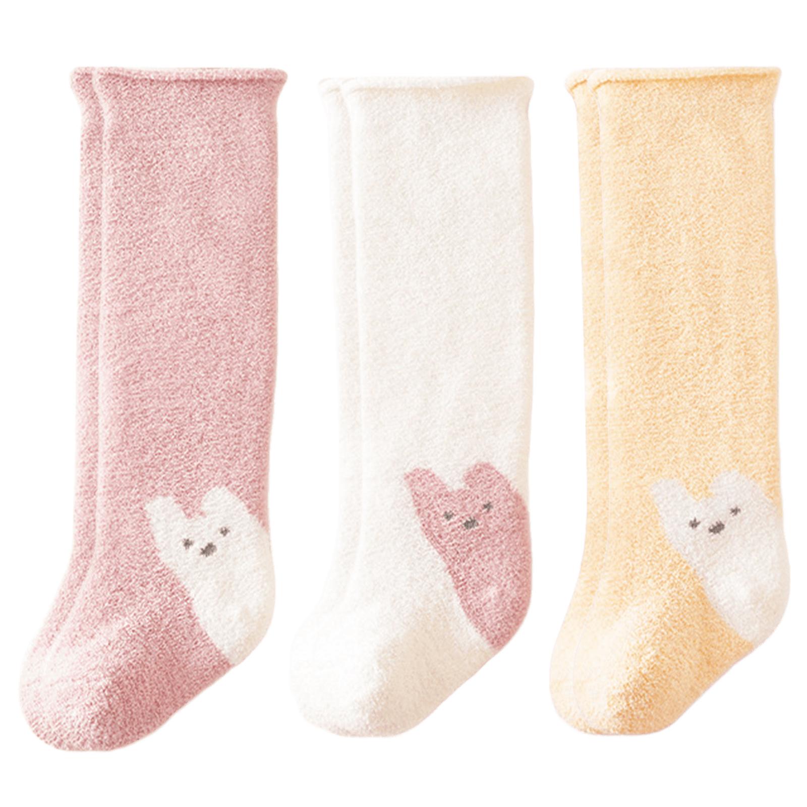 3 пары зимних теплых длинных носков для малышей, детские гольфы с рисунком животных, гольфы для детей 1-3 лет M
3 пары зимних теплых длинных носков для малышей, детские гольфы с рисунком животных, гольфы для детей 1-3 лет M