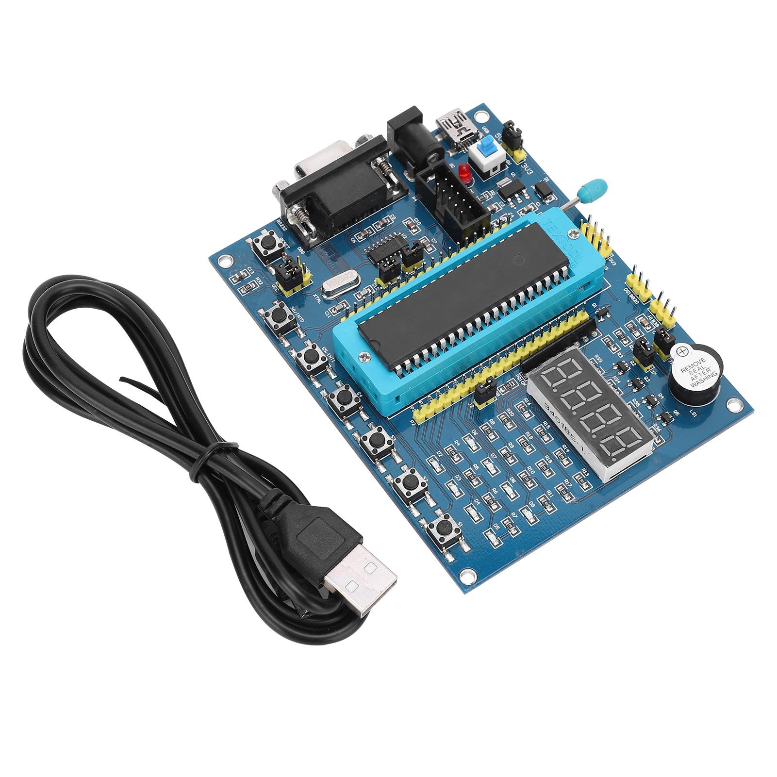 Плата розвитку 51 Модуль мікрокомп ютера Електронний компонент AVR 51 STC89C52RC 3‑5 В
Плата розвитку 51 Модуль мікрокомп ютера Електронний компонент AVR 51 STC89C52RC 3‑5 В