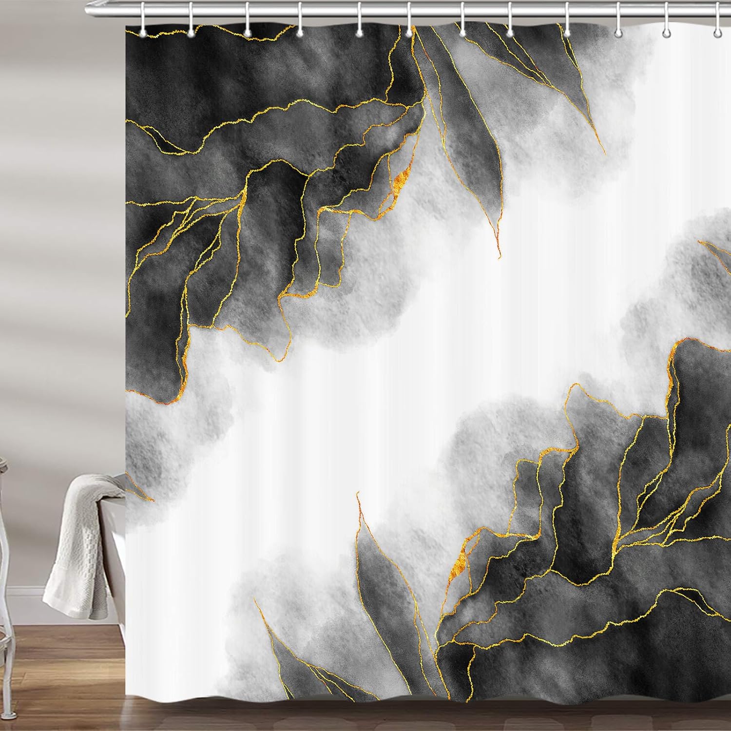 Green And Gold Marble Shower Curtain - Emerald Sage Hunter Olive Modern Art Decor - Washable Fabric Curtain For Bathroom W60H190(CM)-1 Pcs
Green And Gold Marble Shower Curtain - Emerald Sage Hunter Olive Modern Art Decor - Washable Fabric Curtain For Bathroom W60H190(CM)-1 Pcs
