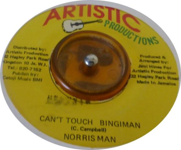 7inch Record NORRISMAN - Can t Touch Bingiman NONE Artistic Produc 1997 Jamaica Reggae, Ska & Dub Used
7inch Record NORRISMAN - Can t Touch Bingiman NONE Artistic Produc 1997 Jamaica Reggae, Ska & Dub Used