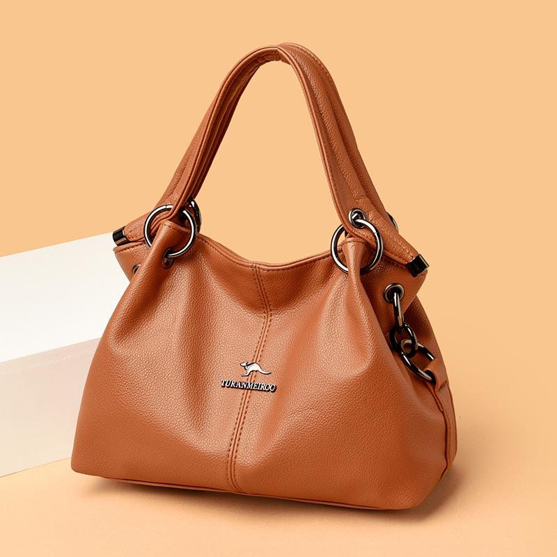 New Middle-aged Mother Bag, Single Shoulder Fashionable Crossbody, Atmospheric and Simple Fashion Handbag, Soft Bag жовтий
New Middle-aged Mother Bag, Single Shoulder Fashionable Crossbody, Atmospheric and Simple Fashion Handbag, Soft Bag жовтий