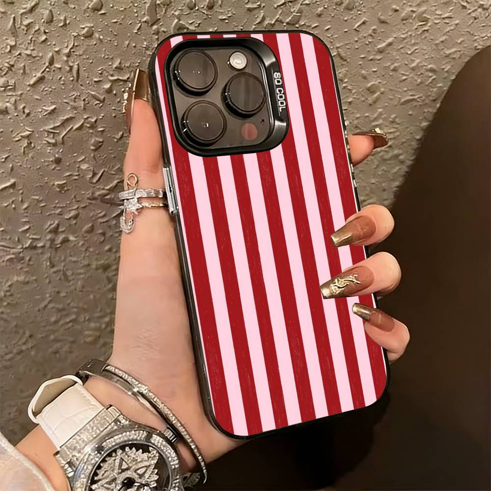 B-Burgundy White Stripe Pattern Phone Case For iPhone17,16,15,14,13,12,11Plus,Pro Max,XS,Colorful Silver Phone case Funda Cover iPhone17PRO
B-Burgundy White Stripe Pattern Phone Case For iPhone17,16,15,14,13,12,11Plus,Pro Max,XS,Colorful Silver Phone case Funda Cover iPhone17PRO