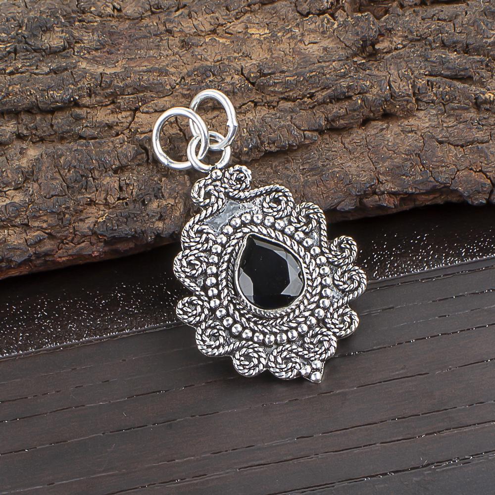 Black Onyx Gemstone Silver Pendant, Handmade Gorgeous Silver Pendant, 925 Solid Sterling Silver Pendant Gift For Her 1.55 Inches чёрный
Black Onyx Gemstone Silver Pendant, Handmade Gorgeous Silver Pendant, 925 Solid Sterling Silver Pendant Gift For Her 1.55 Inches чёрный