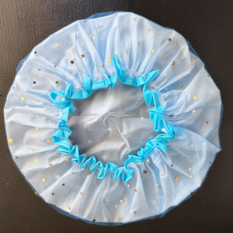 Korean Style Waterproof Mesh Star Shower Cap for Women – Double Layer PEVA Bathing Hat Double Layer Mesh Star синий
Korean Style Waterproof Mesh Star Shower Cap for Women – Double Layer PEVA Bathing Hat Double Layer Mesh Star синий