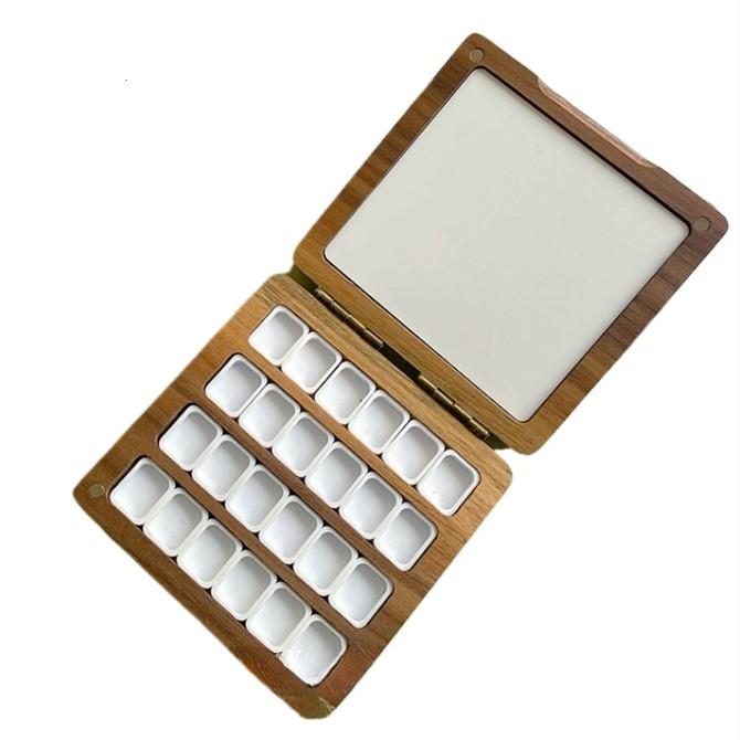 24 Color 0.5ml Wooden Watercolor Sub-package Empty Box Portable Student Outdoor Sketching Travel Painting Palette Paint Box
24 Color 0.5ml Wooden Watercolor Sub-package Empty Box Portable Student Outdoor Sketching Travel Painting Palette Paint Box