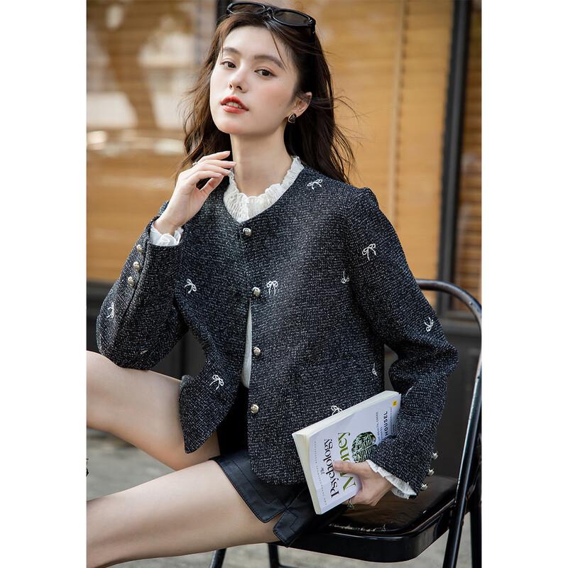 Mokana Women s French Retro Bowknot Long-Sleeve Jacket M
Mokana Women s French Retro Bowknot Long-Sleeve Jacket M