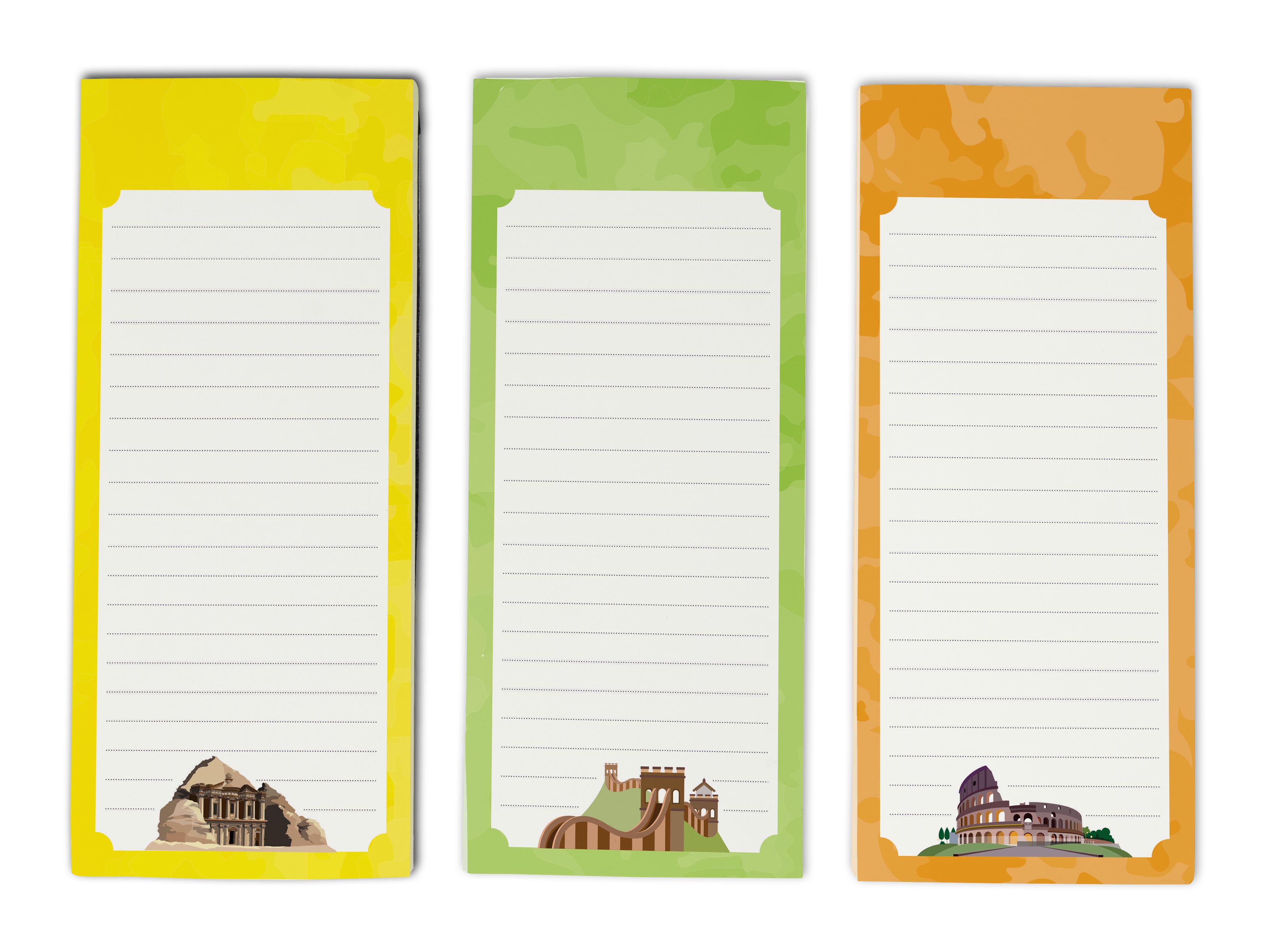 Inkdotpot Pack из 3 магнитных блокнотов со списком дел на холодильник - магнитные блокноты для холодильника- (50 листов 8.75x3.8 cm жёлтый
Inkdotpot Pack из 3 магнитных блокнотов со списком дел на холодильник - магнитные блокноты для холодильника- (50 листов 8.75x3.8 cm жёлтый