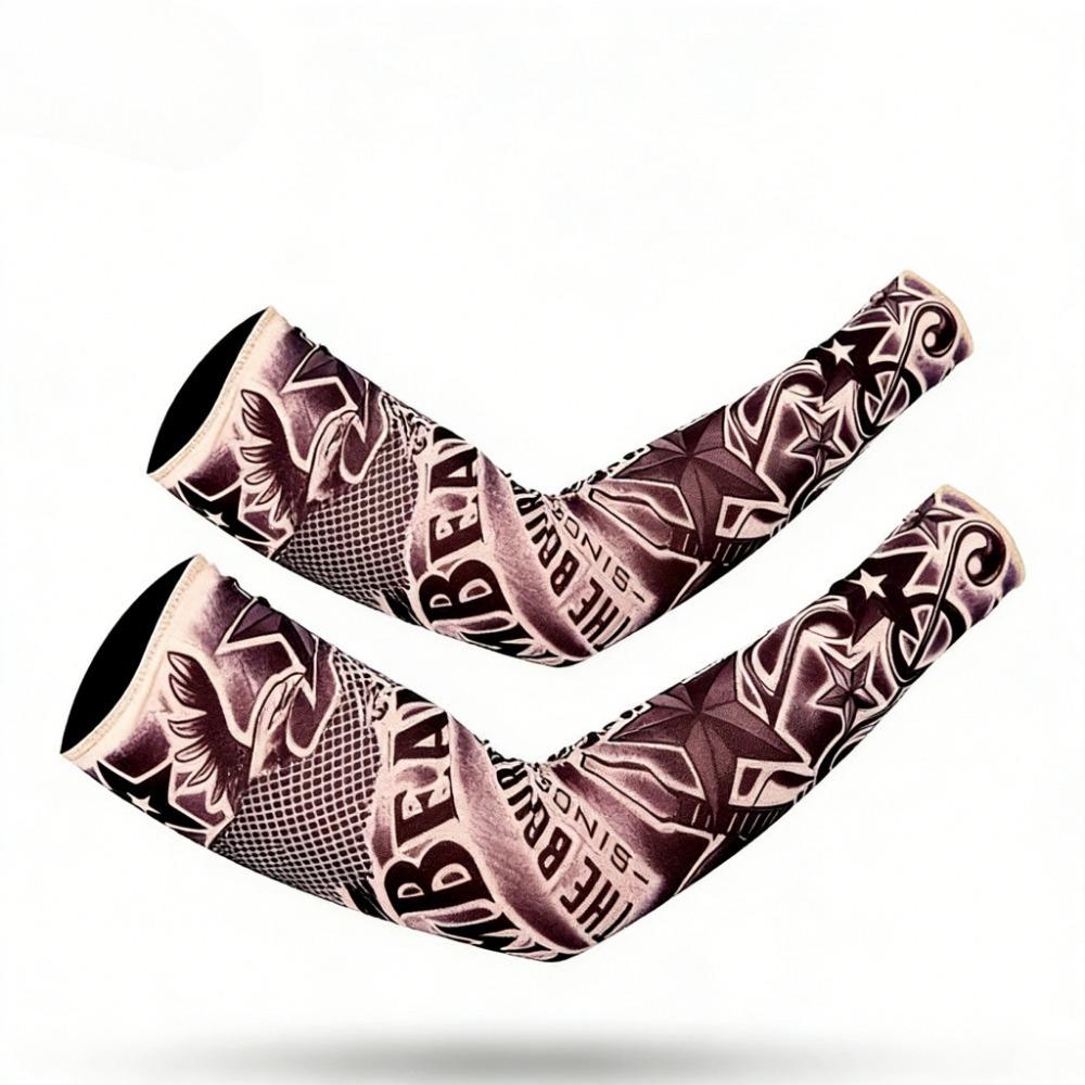 2 Pcs Men Women Tattoo Arm Sleeves Seamless Sun Protection Cool for Cycling Hiking Fishing
2 Pcs Men Women Tattoo Arm Sleeves Seamless Sun Protection Cool for Cycling Hiking Fishing