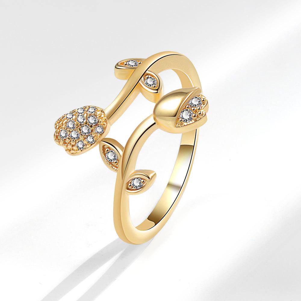 Elegant Tulip And Lily Of The Valley Open Ring With Zircon Romantic Proposal Gift For Women Minimalist Adjustable opening золотий
Elegant Tulip And Lily Of The Valley Open Ring With Zircon Romantic Proposal Gift For Women Minimalist Adjustable opening золотий