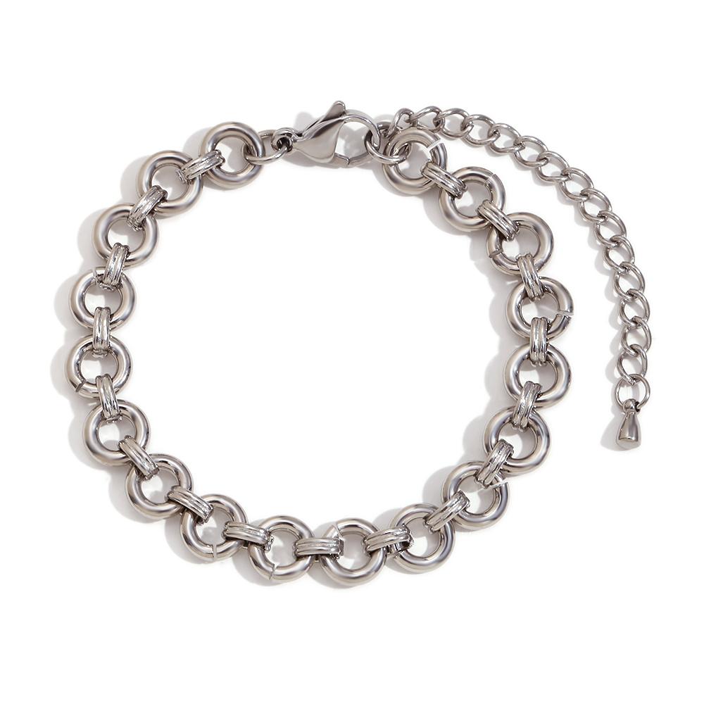 MamacitaSlay Stainless Steel 14K Gold Plated Circular Bracelet 2025 New Design Waterproof Jewelry Women s Charm Wrist Jewelry 17cm срібний
MamacitaSlay Stainless Steel 14K Gold Plated Circular Bracelet 2025 New Design Waterproof Jewelry Women s Charm Wrist Jewelry 17cm срібний