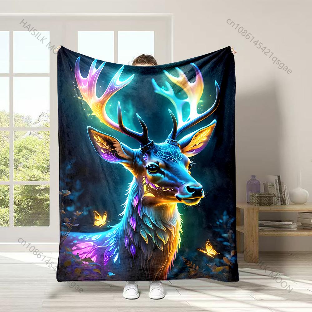 1PC Glowing deer with butterflies Print Adult Children Warm Blankets Home Travel Car Soft Comfortable Suitable for all seasons 75x100cm
1PC Glowing deer with butterflies Print Adult Children Warm Blankets Home Travel Car Soft Comfortable Suitable for all seasons 75x100cm