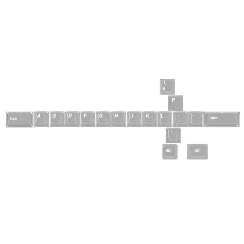 PC Material Transparents Keycaps with Crystal Jelly Swords Pattern 18Key Set Original Height for Long Use in Low Light
PC Material Transparents Keycaps with Crystal Jelly Swords Pattern 18Key Set Original Height for Long Use in Low Light