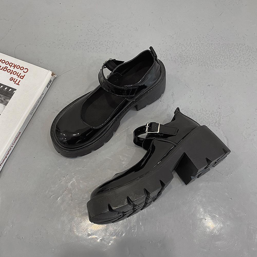 Round head small leather shoes female British style 2025 new spring Japanese jk uniform platform Korean version lady Mary Jane shoes 40
Round head small leather shoes female British style 2025 new spring Japanese jk uniform platform Korean version lady Mary Jane shoes 40