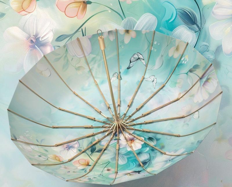 Folding Umbrella Sun Rain Dual Use UV Protection Sun Umbrella Large Reinforced Thickened Parasol for Women metal-fiber composite&16K синий
Folding Umbrella Sun Rain Dual Use UV Protection Sun Umbrella Large Reinforced Thickened Parasol for Women metal-fiber composite&16K синий