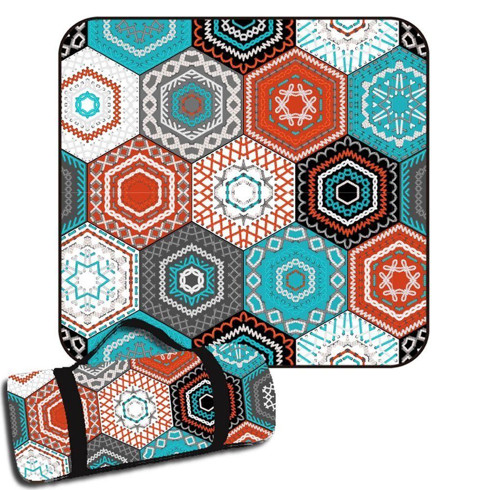 Waterproof Outdoor Picnic Mat Moisture-proof Picnic Cloth Outdoor Equipment Lawn Mat Beach style 3
Waterproof Outdoor Picnic Mat Moisture-proof Picnic Cloth Outdoor Equipment Lawn Mat Beach style 3