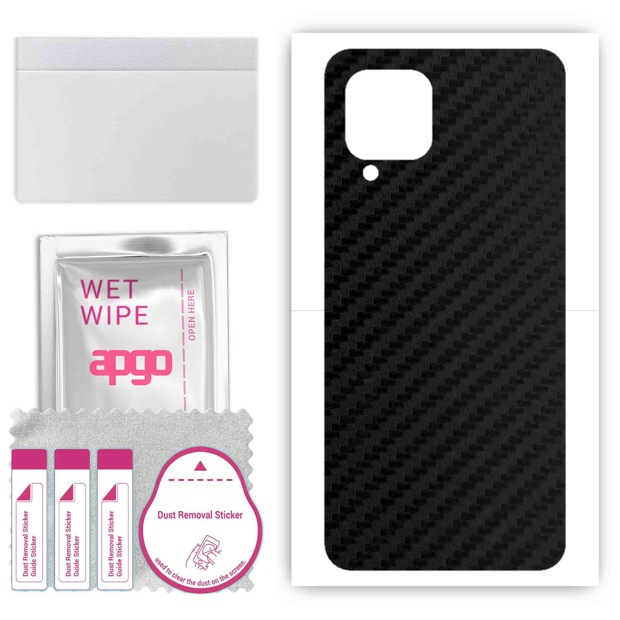apgo Protective Skin Sticker for the back compatible with Samsung Galaxy M22, Wrap Film, Foil, Vinyl - Pattern Carbon Black
apgo Protective Skin Sticker for the back compatible with Samsung Galaxy M22, Wrap Film, Foil, Vinyl - Pattern Carbon Black