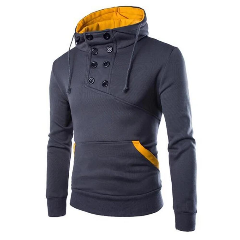 Spring Autumn Double Breasted Pullover Jacket Men s Hoodie Sweatshirts Pullover Slim Fit Tops Sweatshirt Mens Casual Blouses Hoodie M темно-сірий колір
Spring Autumn Double Breasted Pullover Jacket Men s Hoodie Sweatshirts Pullover Slim Fit Tops Sweatshirt Mens Casual Blouses Hoodie M темно-сірий колір