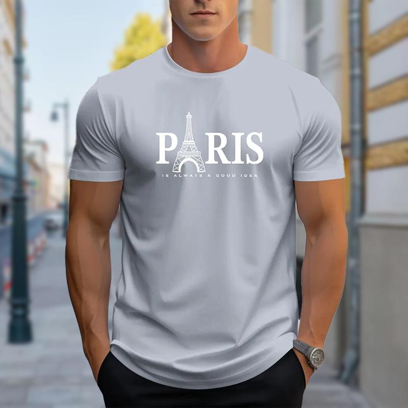 Новая летняя мужская модная футболка с принтом Personality Paris, мужская футболка, топ XS зелёный
Новая летняя мужская модная футболка с принтом Personality Paris, мужская футболка, топ XS зелёный