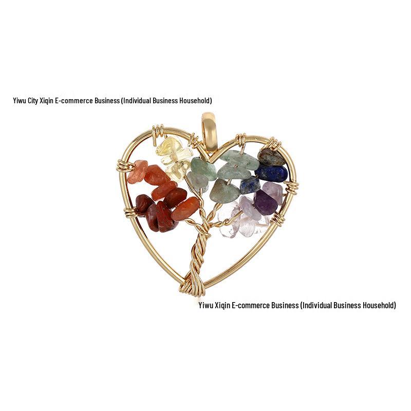 Ожерелье-подвеска «Семицветное хрустальное Дерево жизни» - Ювелирные изделия из камней, обернутых круглой проволокой
Ожерелье-подвеска «Семицветное хрустальное Дерево жизни» - Ювелирные изделия из камней, обернутых круглой проволокой