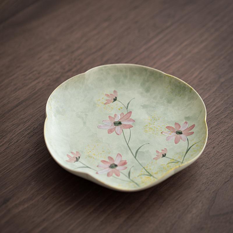 Hand-painted Daisy Pot Bearing Holder Creative Dry Brew Table Tea Tray Fruit Snack Plate Oolong Tea Cafes Decoration Supplies
Hand-painted Daisy Pot Bearing Holder Creative Dry Brew Table Tea Tray Fruit Snack Plate Oolong Tea Cafes Decoration Supplies