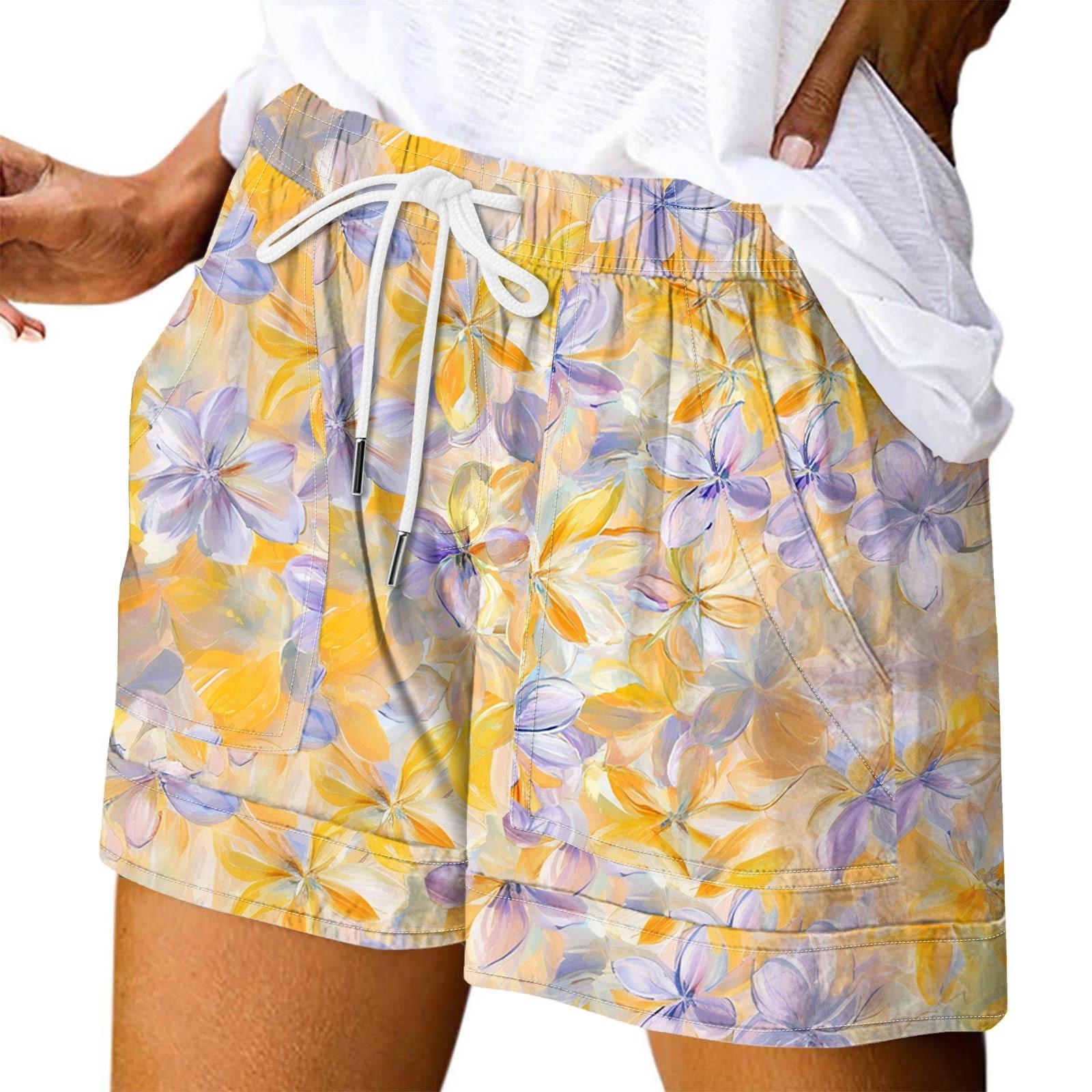 Женские повседневные летние эластичные пляжные шорты с принтом повседневные шорты XL жёлтый
Женские повседневные летние эластичные пляжные шорты с принтом повседневные шорты XL жёлтый