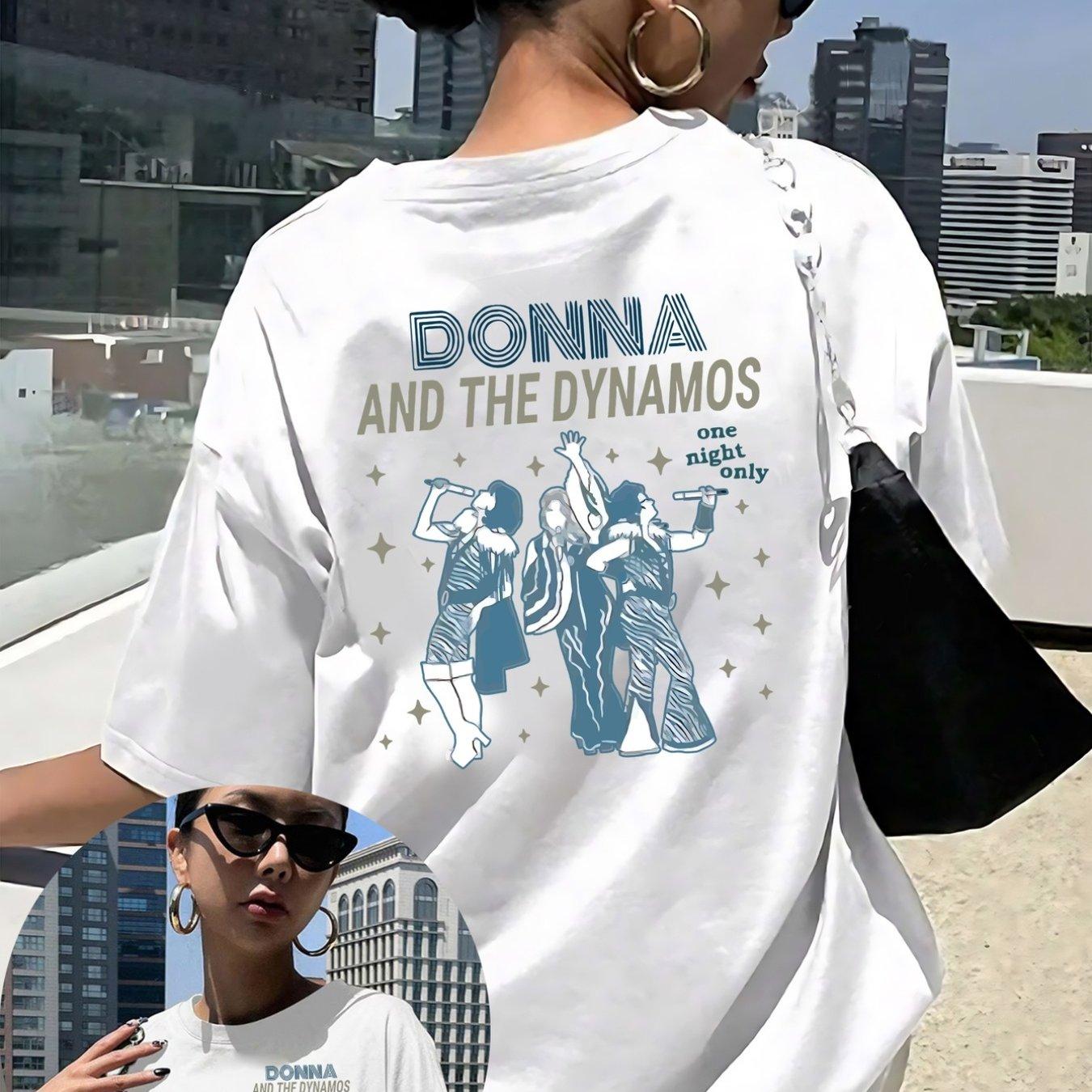 WomenS Donna and The Dynamos Y2K Band Graphic TShirt White Casual Short Sleeve Tee with Iconic Band Members Print Loose Fit S
WomenS Donna and The Dynamos Y2K Band Graphic TShirt White Casual Short Sleeve Tee with Iconic Band Members Print Loose Fit S