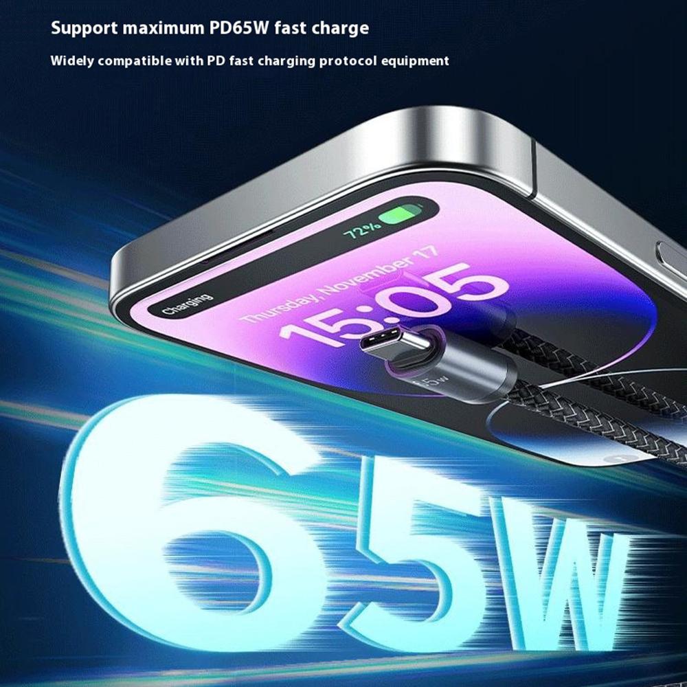 WEKOME WDC-35 Type-C to Type-C Cable PD 65W Fast Charging Line 480Mbps Data Transfer Cord A
WEKOME WDC-35 Type-C to Type-C Cable PD 65W Fast Charging Line 480Mbps Data Transfer Cord A