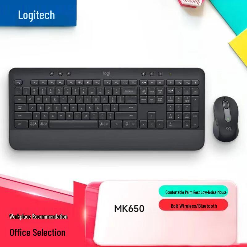 Logitech MK650 Wireless Bluetooth Keyboard and Mouse Combo
Logitech MK650 Wireless Bluetooth Keyboard and Mouse Combo