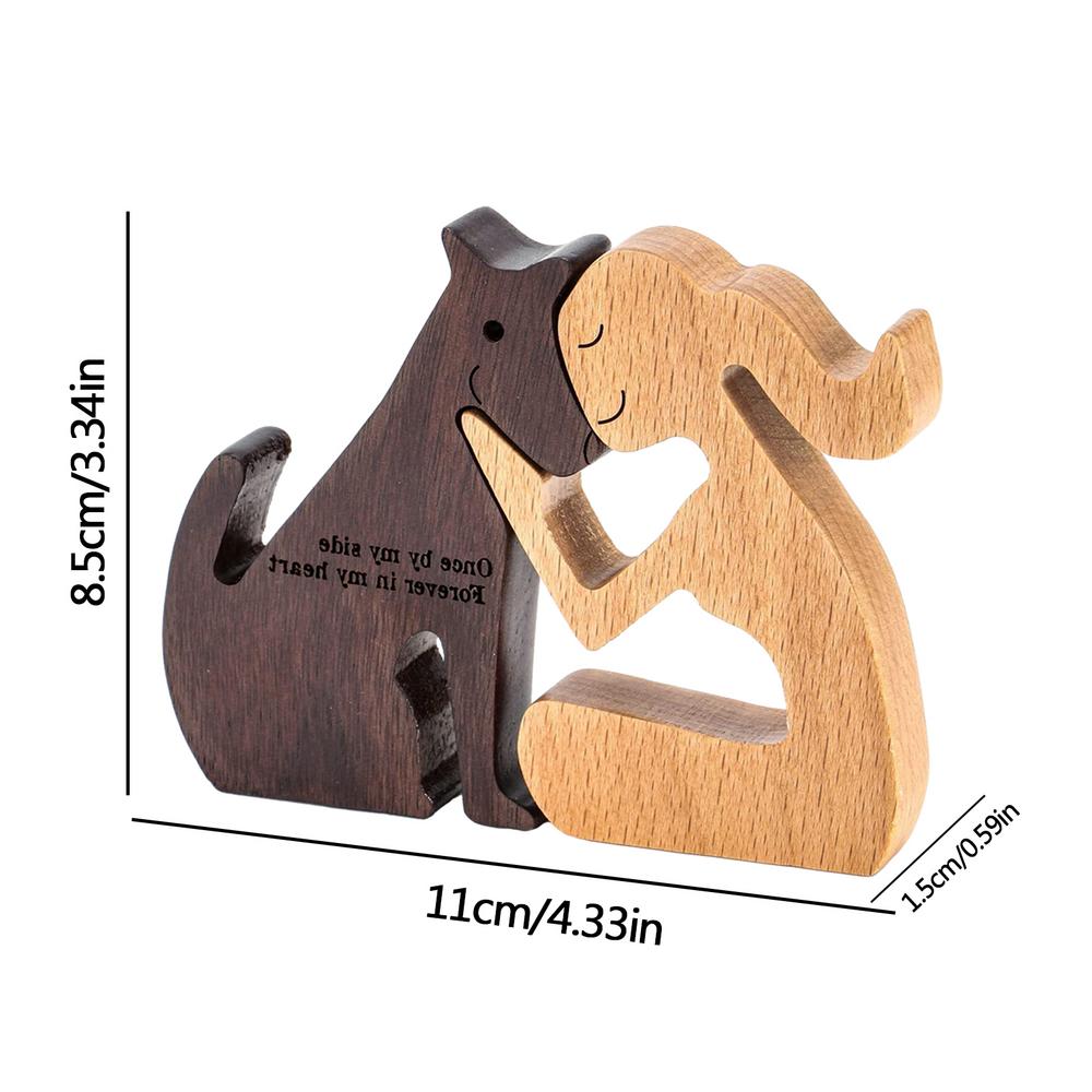 Wood Craft Girl with Dog Christmas Family Decorating Art Craft Wooden Toys Easter Crafts Bookshelf Decoration Home Ornaments
Wood Craft Girl with Dog Christmas Family Decorating Art Craft Wooden Toys Easter Crafts Bookshelf Decoration Home Ornaments