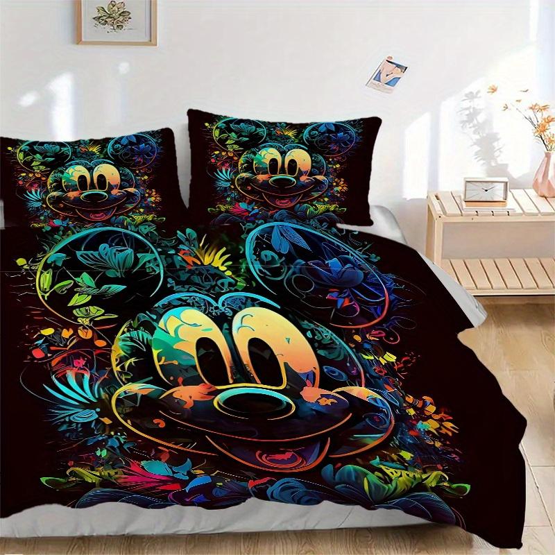 3pcs Colorful Mickey Mouse Quilt Cover Set (1 Quilt Cover + 2 Pillowcases Without Pillow Core), High-Definition Printing for Home and Dormitory.B 135x200cm
3pcs Colorful Mickey Mouse Quilt Cover Set (1 Quilt Cover + 2 Pillowcases Without Pillow Core), High-Definition Printing for Home and Dormitory.B 135x200cm