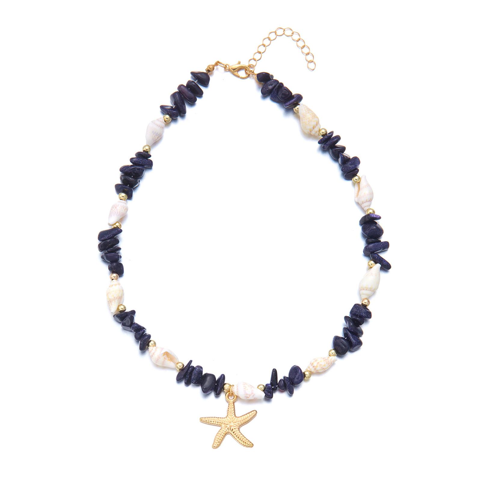 Versatile Beach Jewelry Starfish Pendant Seashells Detailing Lightweight Allergy Safe Necklace For Casual Fashion
Versatile Beach Jewelry Starfish Pendant Seashells Detailing Lightweight Allergy Safe Necklace For Casual Fashion