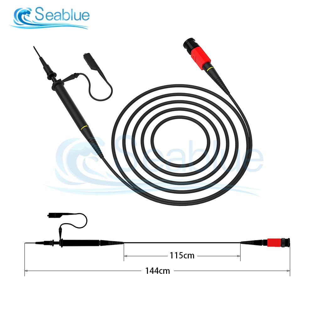 P4100 100MHz Oscilloscope Scope Clip Probe Test Leads 100:1 High Voltage Withstand 2KV Scope Analyzer Alligator Test Clip Probe
P4100 100MHz Oscilloscope Scope Clip Probe Test Leads 100:1 High Voltage Withstand 2KV Scope Analyzer Alligator Test Clip Probe