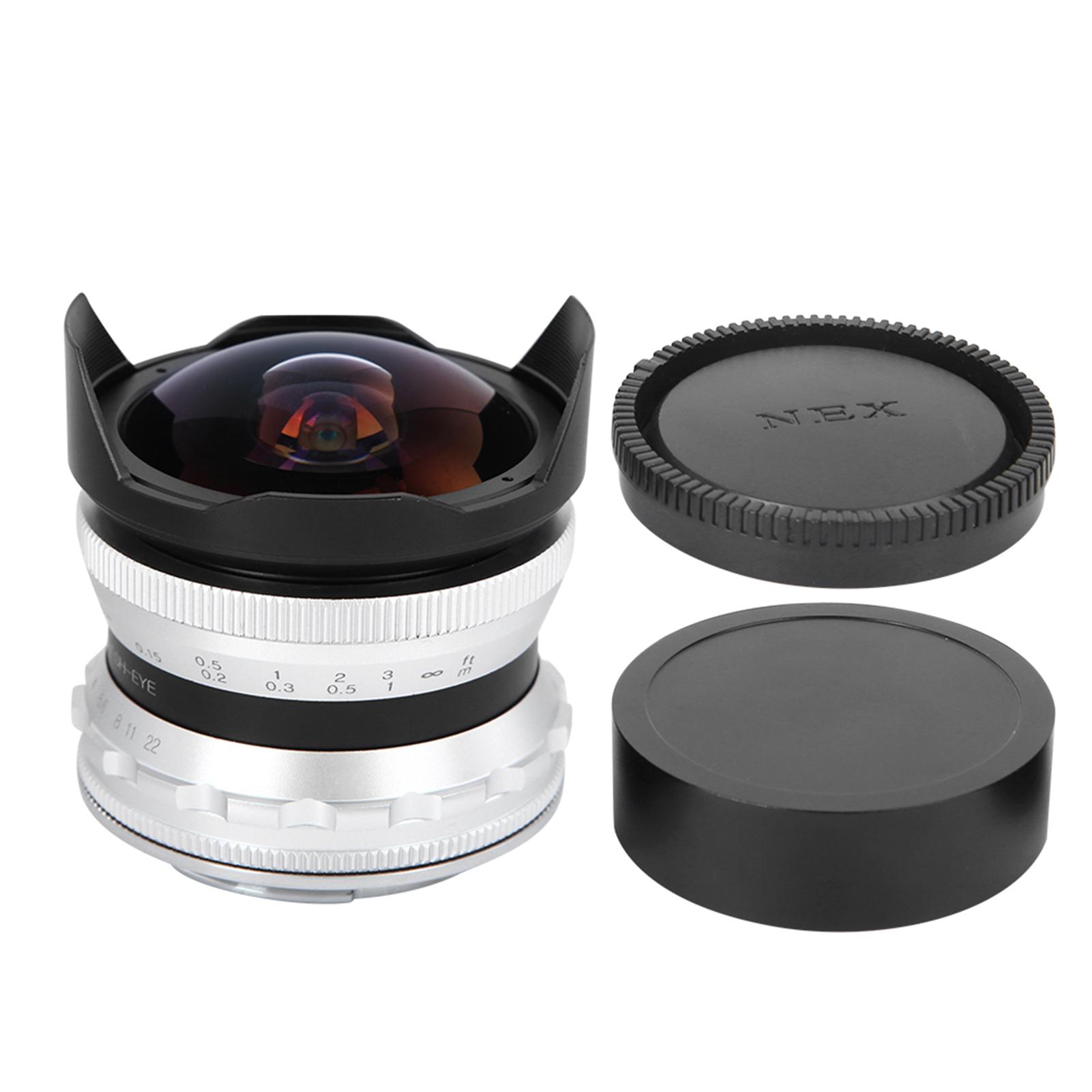 7.5MM F2.8 Fisheye Mirrorless Camera Lens Optimize Imaging Brass Mount EF M & EOSM Mounts for срібний
7.5MM F2.8 Fisheye Mirrorless Camera Lens Optimize Imaging Brass Mount EF M & EOSM Mounts for срібний