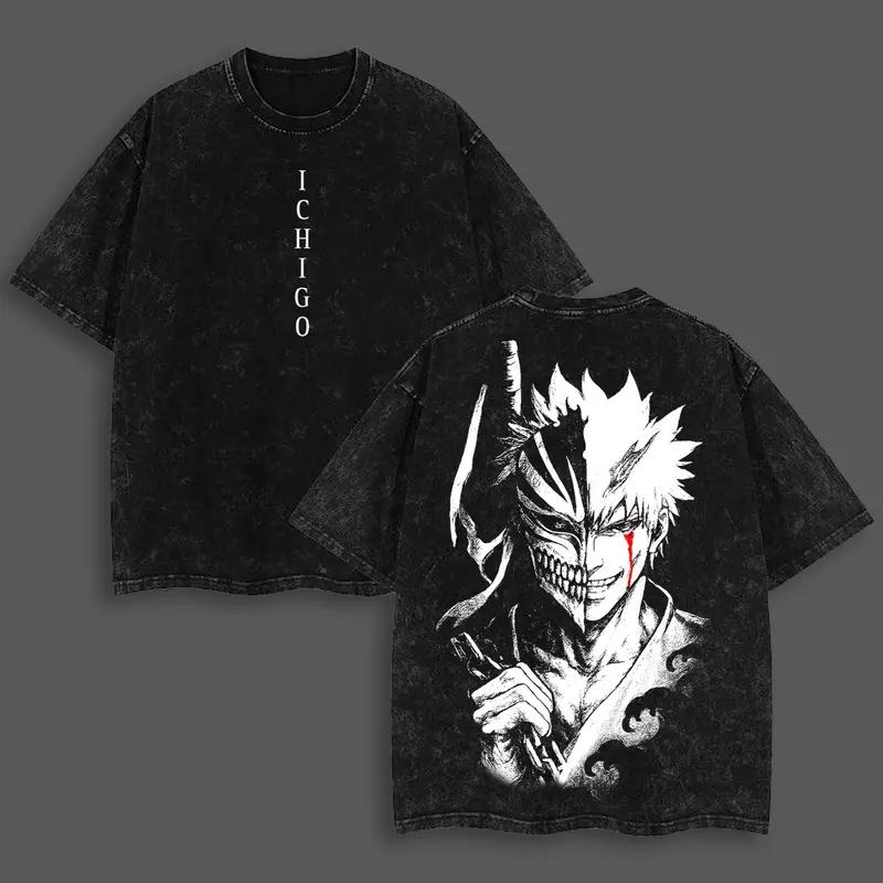Anime BLEACH Kurosaki Ichigo Graphic T Shirt Men Short Sleeve Clothing Oversized Cotton Tshirt Retro Washed Tee Harajuku T-shirt XXL чорний
Anime BLEACH Kurosaki Ichigo Graphic T Shirt Men Short Sleeve Clothing Oversized Cotton Tshirt Retro Washed Tee Harajuku T-shirt XXL чорний