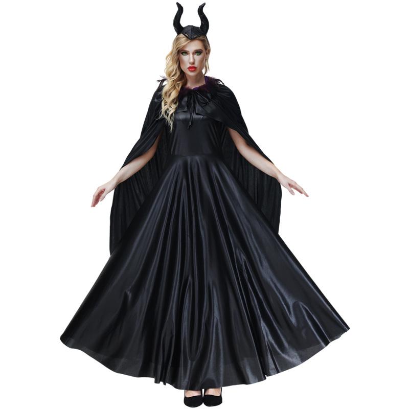 Maleficent Dark Fairy Halloween Costume with Horns S чёрный
Maleficent Dark Fairy Halloween Costume with Horns S чёрный