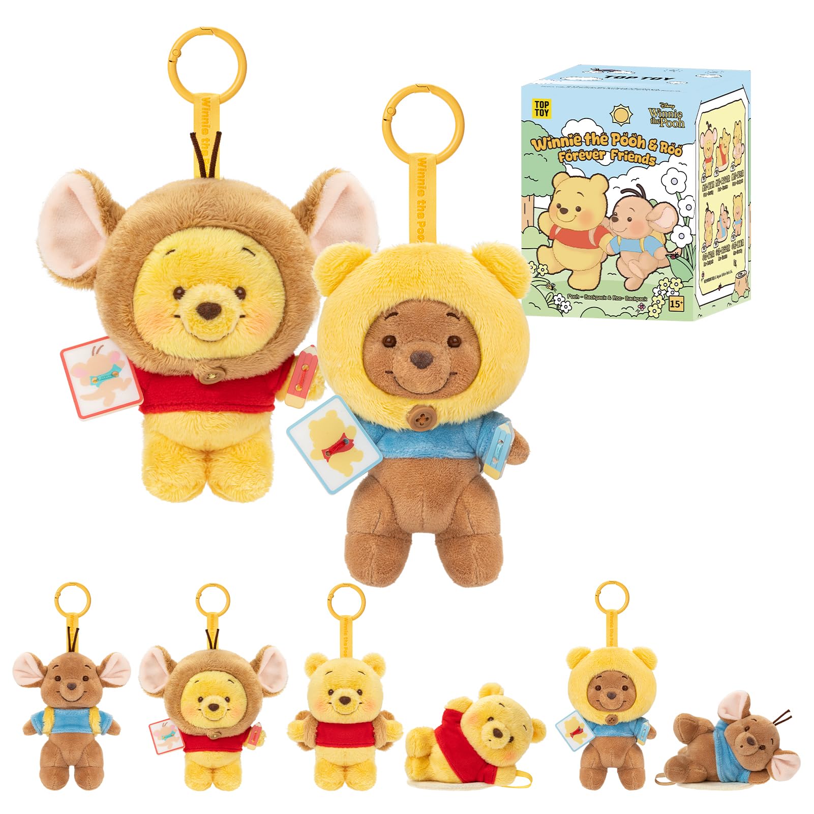 TOP TOY Disney Winnie the Pooh Roo Plush Toy Series Gachapon Blind Box Figure Plastic Model Premium Soft Vinyl Toy Birthday Gift Winnie the Pooh Roo
TOP TOY Disney Winnie the Pooh Roo Plush Toy Series Gachapon Blind Box Figure Plastic Model Premium Soft Vinyl Toy Birthday Gift Winnie the Pooh Roo