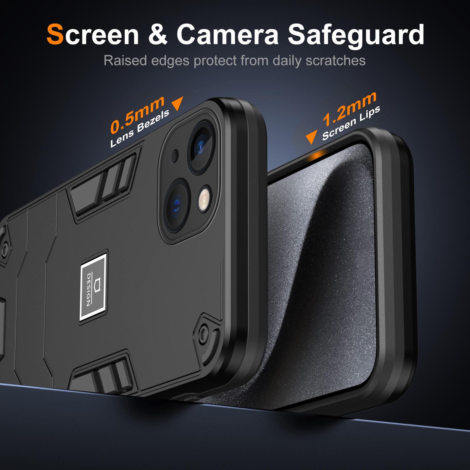 Case for iPhone 13 Hard PC Back Soft TPU Bumper Protective Phone Cover Black
Case for iPhone 13 Hard PC Back Soft TPU Bumper Protective Phone Cover Black