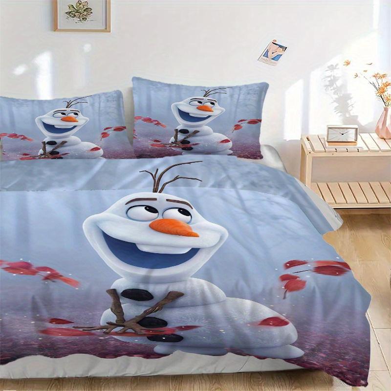 3pcs Frozen II Olaf Snowman Quilt Cover Set, Soft and Cozy Bedroom, Guest Room and Dorm Decorative Bedding 3-Piece Set 1 Quilt Cover + 2 Pil 135x200cm
3pcs Frozen II Olaf Snowman Quilt Cover Set, Soft and Cozy Bedroom, Guest Room and Dorm Decorative Bedding 3-Piece Set 1 Quilt Cover + 2 Pil 135x200cm