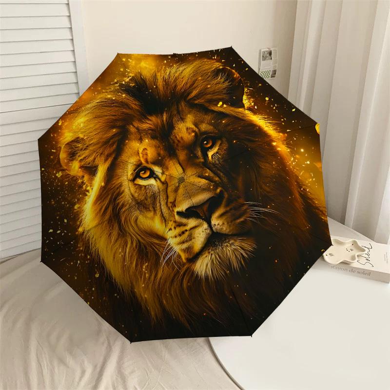 1PC Lion Golden Automatic Open/Close Umbrella with Windproof, 8-Rib Sturdy Canopy, Durable Ribs, Fashionable Design,1249a
1PC Lion Golden Automatic Open/Close Umbrella with Windproof, 8-Rib Sturdy Canopy, Durable Ribs, Fashionable Design,1249a
